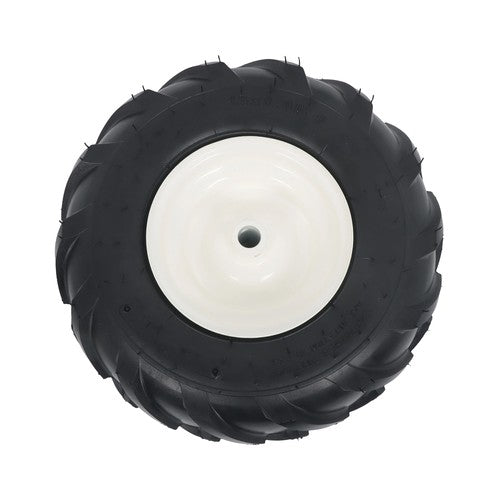 Solid Spare Lawn Mower Tire and Wheels 1 Pair 13"×5.00-6 Flat Free W/3/4'inch Axle Diameter