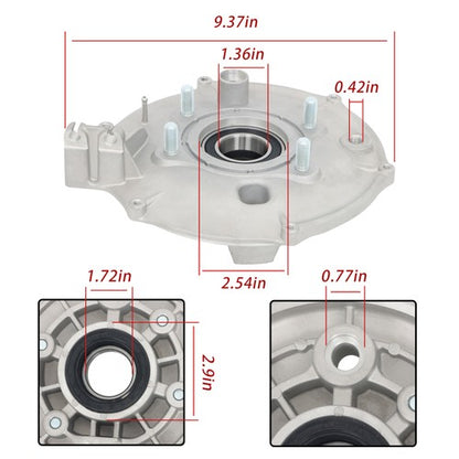 Solid Spare Rear Wheel Brake Drum For Honda TRX 300 2x4 4x4 Foutrax 1988-1998 1999 2000 ATV