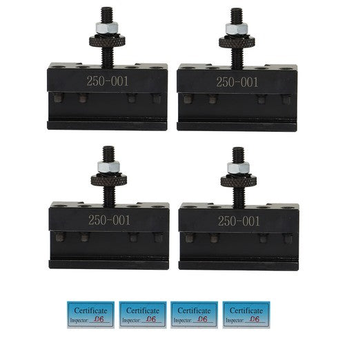 Solid Spare 4Pcs OXA #1 Quick Change Turning & Facing Lathe Tool Post Holder OXA 250-001 New