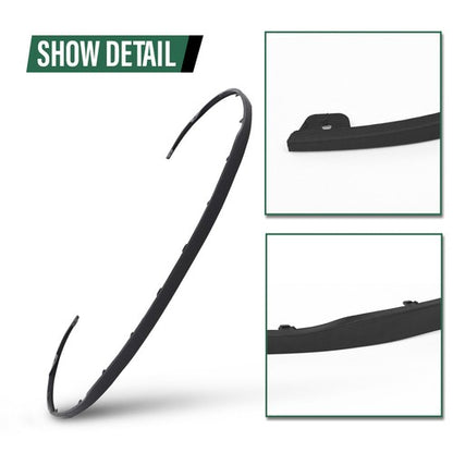 Solid Spare Fit For 2014-2016 Hyundai Elantra Air Dam Deflector Lower Valance Apron Front