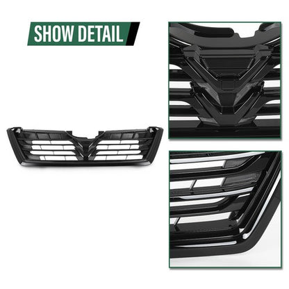 Solid Spare Fit For 22-24 Subaru Forester Sport Front Bumper Upper Grille Grill J1010SJ260
