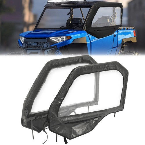Solid Spare Pair Soft Doors Enclosure Powder Coated Fit For Polaris General Models Universal