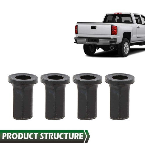 Solid Spare Fit For 07-13 Chevy Silverado GMC Sierra Black Tailgate Cover Cap Nuts 4pcs