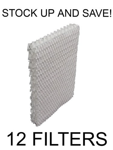 Solid Spare Humidifier Filter for Bionaire BCM 7932P-CN BCM7204 BCM7207 BCM7305RC (12 Pack)