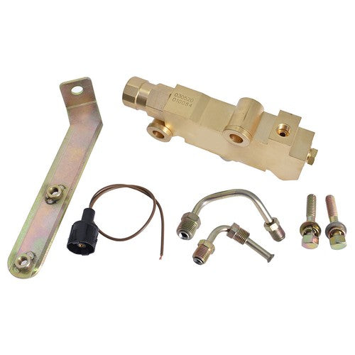 Solid Spare Disc Brake Proportioning Valve 9/16" 1/2" Lines&Bracket PV2 Combination 1722215
