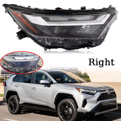 For 2022 2023 Toyota RAV4 XLE Halogen Headlight W/ LED DRL Right Passenger Side
