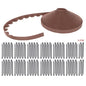 Solid Spare 246 feet Garden edge lawn grass stone isolation strip 2 inches high