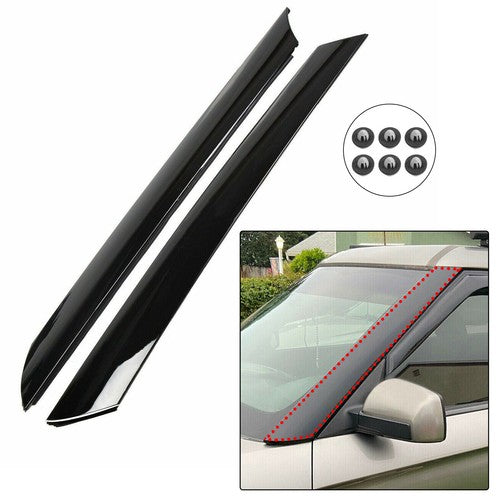 Solid Spare Windshield Pillar Trim For 10-13 KIA Soul Exterior Molding Garnish Right & Left