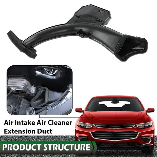 Solid Spare Air Intake Cleaner Extension Duct Fit For 2016-2018 Chevrolet Malibu 84027079