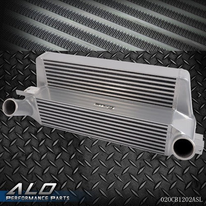 Solid Spare Aluminum Front Mount Intercooler Fit For 2015-2017 Ford Mustang 2.3L EcoBoost