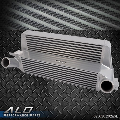 Solid Spare Aluminum Front Mount Intercooler Fit For 2015-2017 Ford Mustang 2.3L EcoBoost