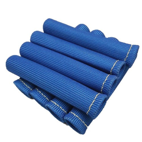 Solid Spare Blue 1200° Spark Plug Wire Boots Heat Shield Protector Sleeve SBC BBC US