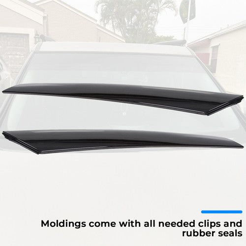 Solid Spare Windshield Pillar Trim For 10-13 KIA Soul Exterior Molding Garnish Right & Left