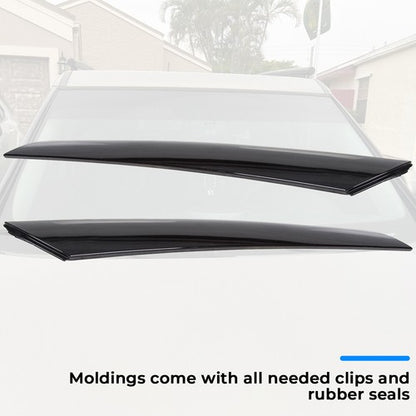 Solid Spare Windshield Pillar Trim For 10-13 KIA Soul Exterior Molding Garnish Right & Left