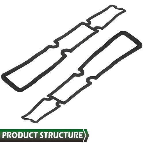 Solid Spare Fit For 1970-1972 Buick Skylark GS GSX Tail Light Lamp Lens Gaskets Pair Set