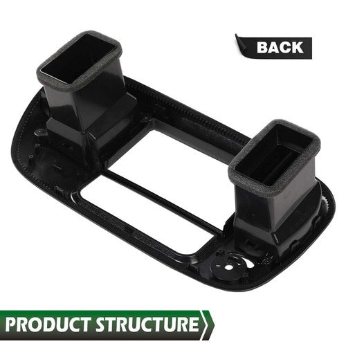 Solid Spare Fit For 1997-2003 Ford F150 Expedition Radio Climate Trim Bezel Dash Panel Gray