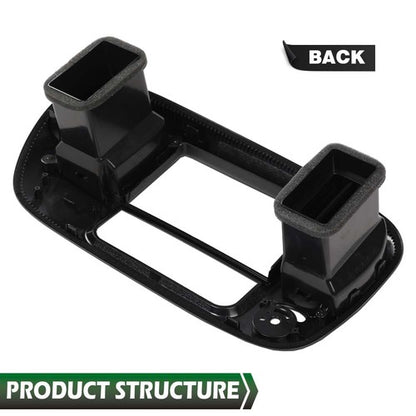 Solid Spare Fit For 1997-2003 Ford F150 Expedition Radio Climate Trim Bezel Dash Panel Gray