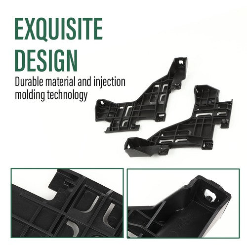 Solid Spare Fit For 2009-2012 Audi Q5 Front Headlight Mounting Bracket Support Plate 4pcs