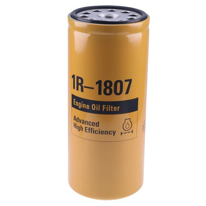 Solid Spare Oil Filter 1R-1807 for CAT 235B 312D 320B 320D 322B 3116 3126 3126B 3304 3306B