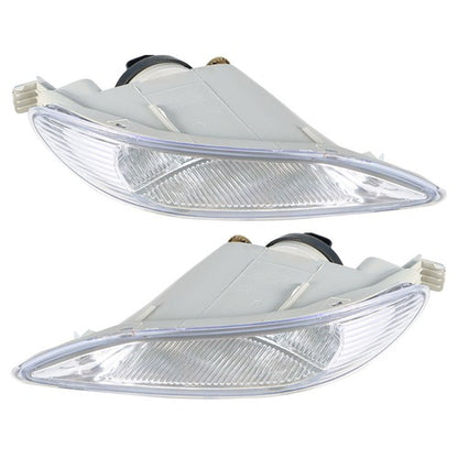 Solid Spare Tail Light Right Black+Pair Fog Lights Chrome For 2002-2004 Toyota Camry Clear