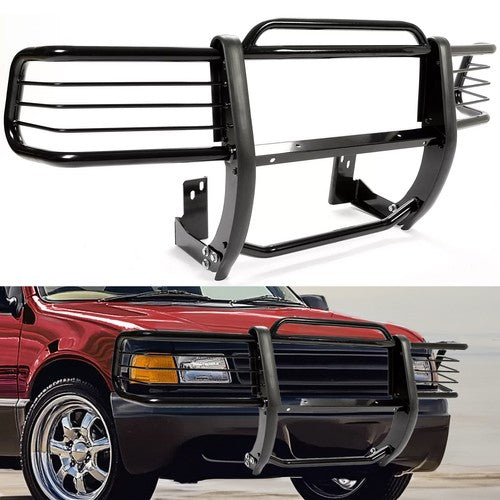 Solid Spare Steel Front Bumper Brush Grille Guard Bull Bar For 1998-2004 S10 Blazer-S Sonoma