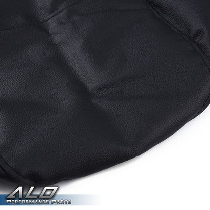 Solid Spare Fit For 2013-2020 Polaris Scrambler 850 1000 Synthetic Leather Seat Cover Black