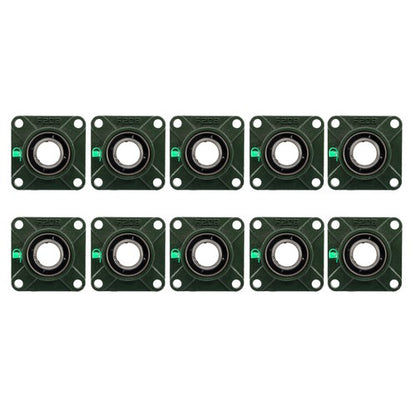 Solid Spare 10× UCF206-20 Self-Aligning 1-1/4" Bore Pillow Block Flange Bearing 4 Bolt