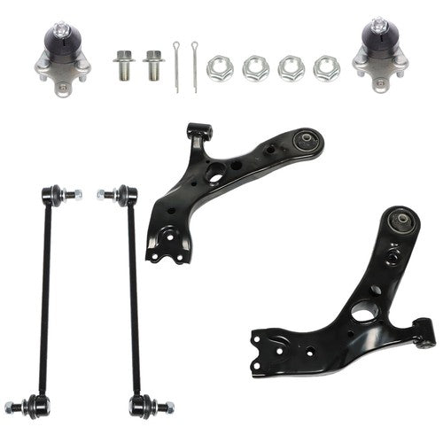 Solid Spare Front Lower Control Arms + Sway Bar Links K620587 For LEXUS NX3 2018 2019