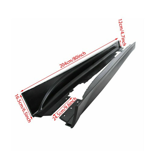 Solid Spare For 12-18 F80 M3 STYLE SIDE SKIRTS ROCKER PANEL FOR BMW F30 F31 3 SERIES SEDAN