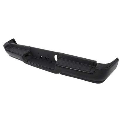 Solid Spare Black Metal Rear Bumper w/o Air Vent&Radar Hole Compatible For Ram 1500 2019-23
