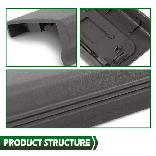 Solid Spare Fit For 2008-2016 Ford Super Duty F250 F350 Flex Step Tailgate Trim Cap Molding