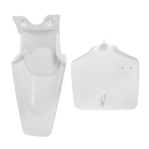 Solid Spare White Plastic Fender Fairing kit For Kawasaki KX 65 KLX 110 DRZ110 Suzuki RM65