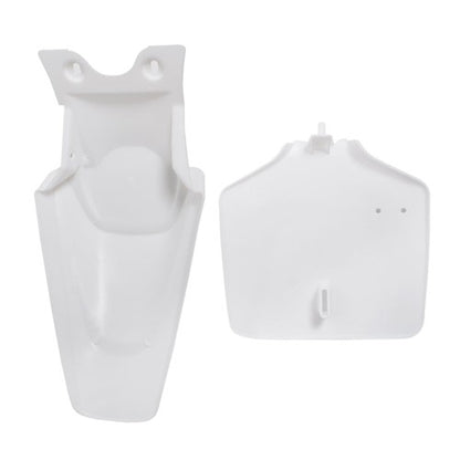 Solid Spare White Plastic Fender Fairing kit For Kawasaki KX 65 KLX 110 DRZ110 Suzuki RM65