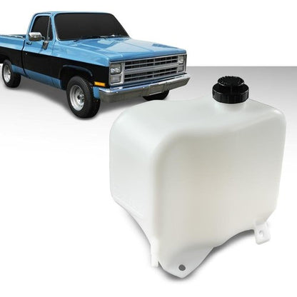 Solid Spare Fit For 1981-87 Chevy GMC C/K GM Truck Overflow Radiator Tank Bottle w/ Cap