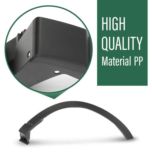 Solid Spare Fit For 19-21 Subaru Forester Front Left+Right Fender Flare Wheel Arch Molding