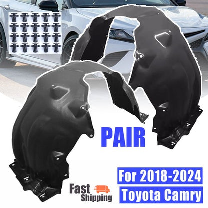 Fits 2018 2019 2020 2021 2023 2024 Toyota Camry SE / XSE Fender Liner w/ Clips