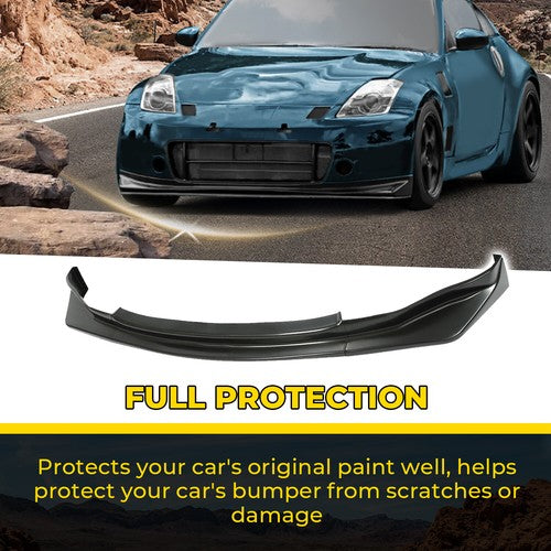 Solid Spare For 2003-2005 Nissan 350Z Z33 JDM Style NS N PP Front Bumper Chin Lip Body Kit