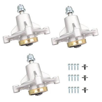 Solid Spare 3pcs Spindle Assembly For 48inch Husqvarna Ride on Mowers YTH1848XP YTH2148XP