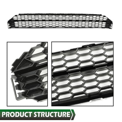 Solid Spare Fit For 2012-2015 VW Passat Front Bumper Lower Grille Grill Fog Light Cover
