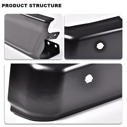 Solid Spare Fit For 2015-2020 Ford F-150 Black Left Right Rear Bumper Ends W/ Park FO1102383