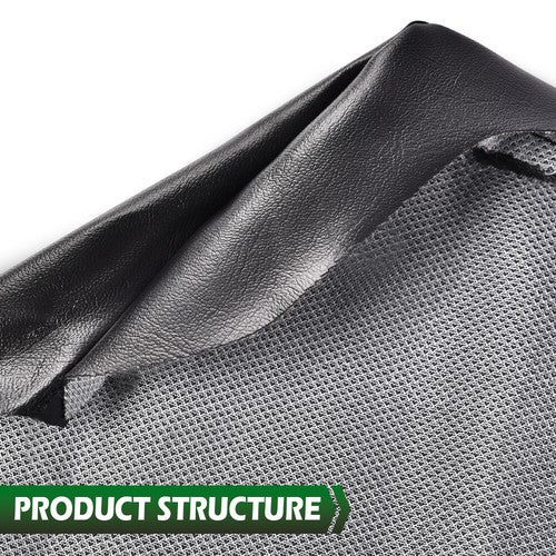 Solid Spare Leather Seat Cover Synthetic Skin Cover Fit For 03-08 Suzuki Quadrunner 400