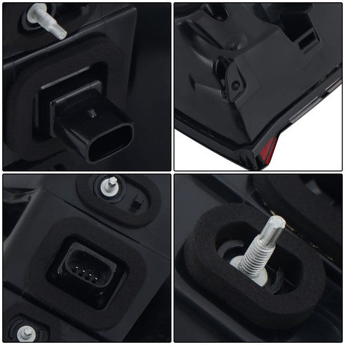 Solid Spare Tail Light Brake Lamp Fit For 2015-2022 Dodge Charger LED Type Left Side Outer