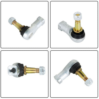 Solid Spare New For EZGO TXT Golf Cart Tie Rod Ends (Driver & Passenger Side) Years 2001-Up