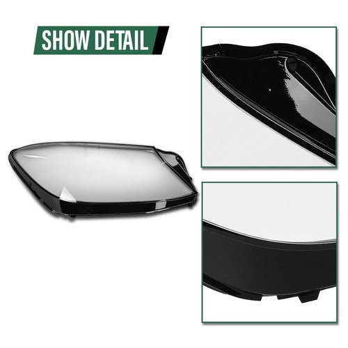 Solid Spare Fit For Mercedes-Benz S-Class W222 2018-2020 Headlight Headlamp Lens Cover Right