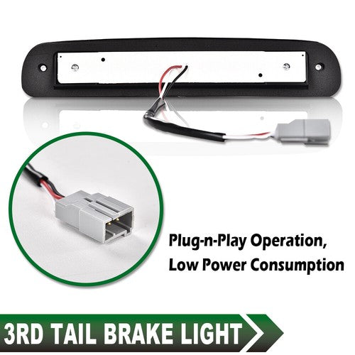 Solid Spare LED Third 3rd Brake Light Fit For 93-11 Ford Ranger 99-16 F-250 F-550 Super Duty