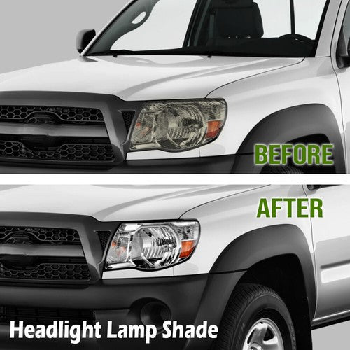 Solid Spare Fit For 2005-2011 Toyota Tacoma Headlight Replacement Lens Clear Left & Right