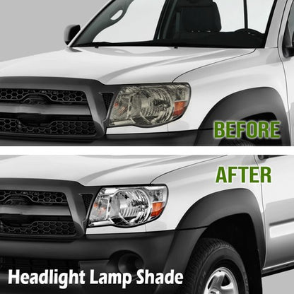 Solid Spare Fit For 2005-2011 Toyota Tacoma Headlight Replacement Lens Clear Left & Right