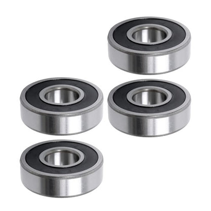 Solid Spare 4Pcs 63/22-2RS Bearings 22×56×16mm Double Rubber Seals Deep Groove Ball Bearing