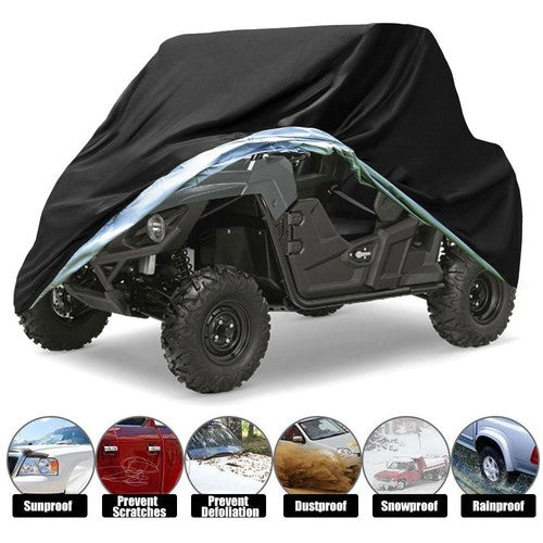 Solid Spare For Polaris Ranger RZR 570 800 900 Side-by-Side Utility Vehicle Cover UTV New