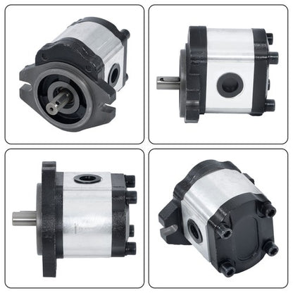 Solid Spare 5/8" Keyed Shaft,Hydraulic Gear Pump 1-4 GPM SAE A-2 Bolts CCW Cast Iron Flange
